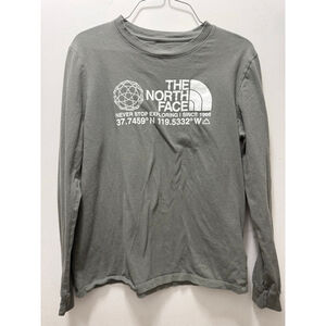 Women's The North Face Gray Long Sleeve Tee M